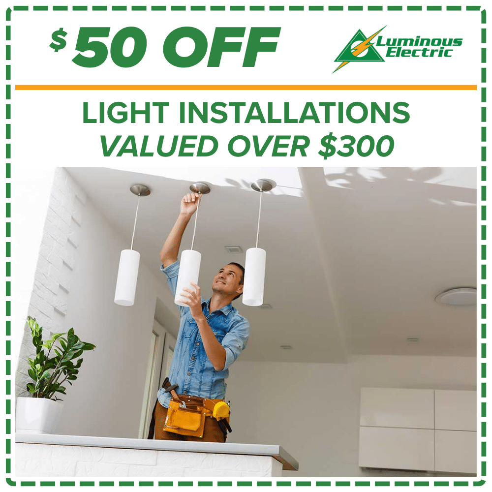 Light installation promo